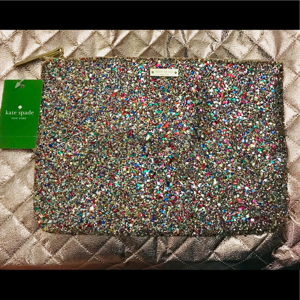 NWT KATE SPADE ♠️ Glitterball “Gia” Clutch 💖✨💖✨